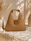 Sac Kiki en raphia tressé – Naturel & Élégant