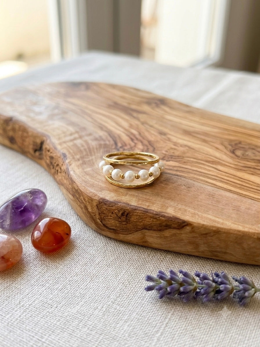 Bague "Sarra" - 100% Acier inoxydable