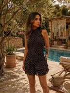 Combi-Short Bohème à Pois
