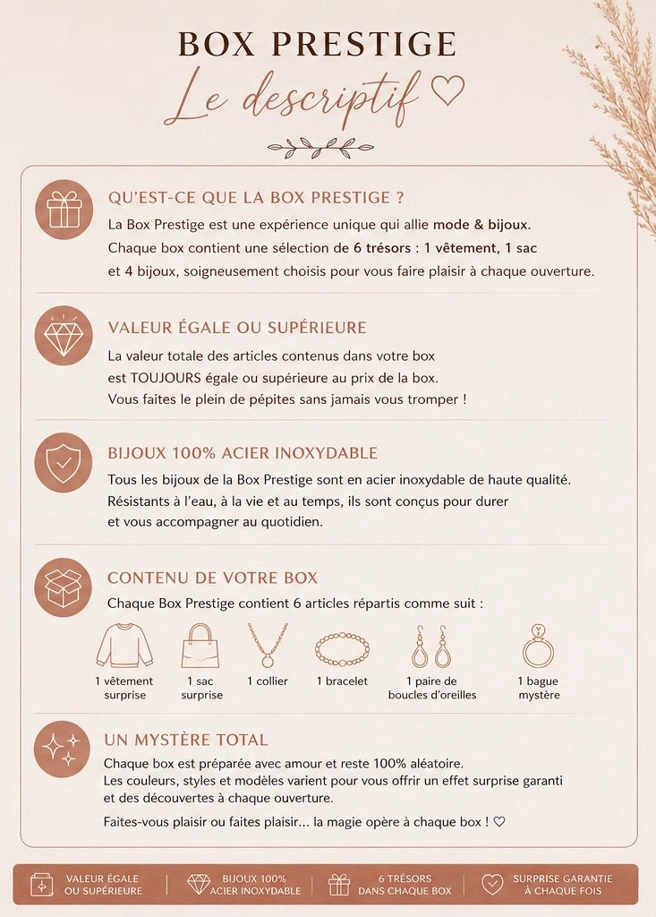 BOX MYSTÈRE Prestige