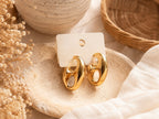 Boucles d’oreilles "grains de café" - 100% acier inoxydable