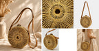 Sac Rond Tressé Bohème