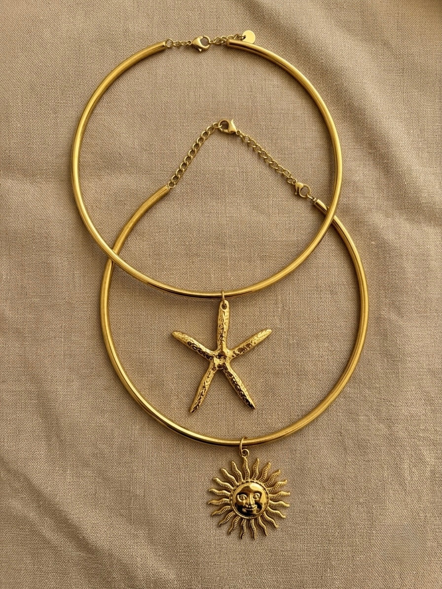 Collier Playa Amor - 100% Acier Inoxydable